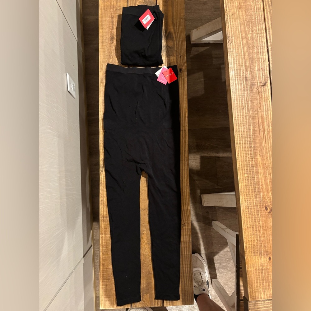 2x Pair Spanx Mama Look At Me Now Leggings